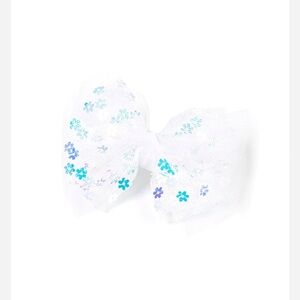 Sugar Plum PRAIRIE-White Iridescent Sequin Hair Clip. NWT